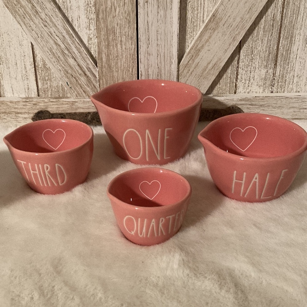 Rae Dunn Pink Measuring Cups